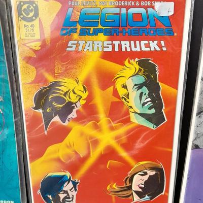 1988 and 1989 Legion Of Super Heros Comic Books