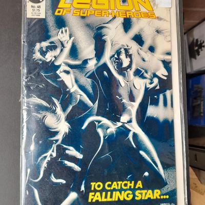 1988 and 1989 Legion Of Super Heros Comic Books