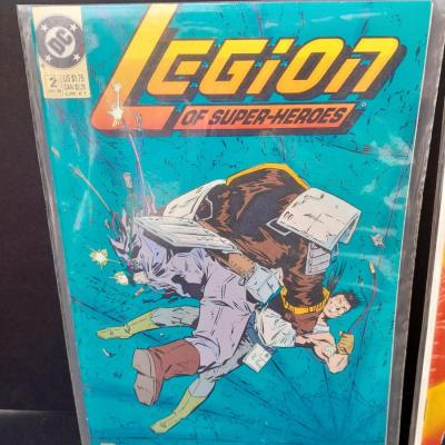 1988 and 1989 Legion Of Super Heros Comic Books