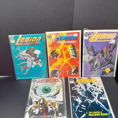 1988 and 1989 Legion Of Super Heros Comic Books