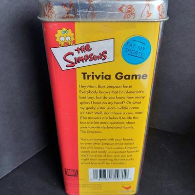 The Simpson's T.V. Show Collectable Trivia game and sealed puzzles!