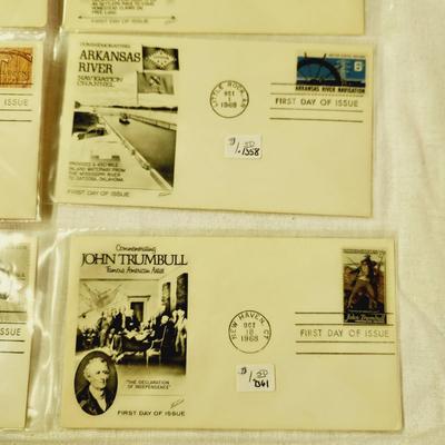 10 - FIRST DAY STAMPS - 1968 MIXED THEMES