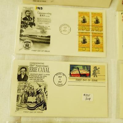10 - FIRST DAY STAMPS - 1967 MIXED THEME