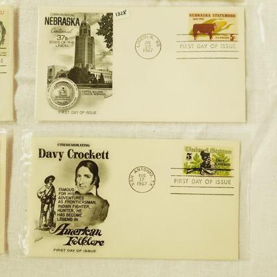 10 - FIRST DAY STAMPS - 1967 MIXED THEME
