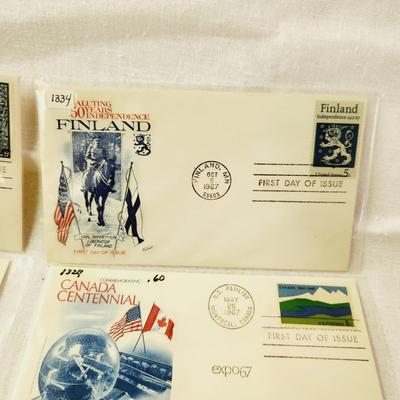 10 - FIRST DAY STAMPS - 1967 MIXED THEME