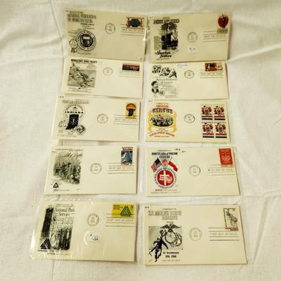 10 -FIRST DAY STAMPS - 1966 MIXED THEME