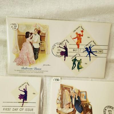 6 - FIRST DAY STAMPS - 1978 DANCING THEME