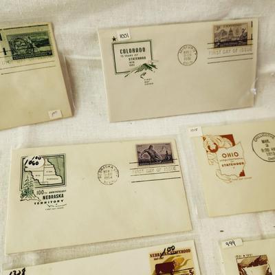 14 - FIRST DAY STAMPS - 1950s & 1960s STATES
