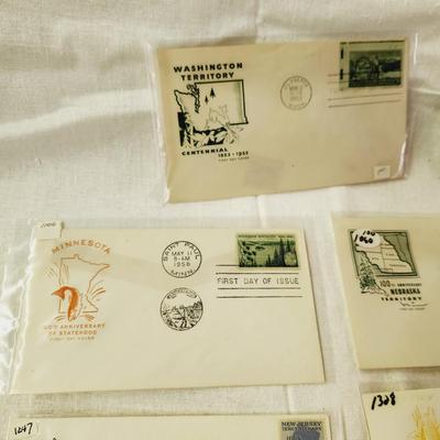 14 - FIRST DAY STAMPS - 1950s & 1960s STATES