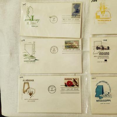 14 - FIRST DAY STAMPS - 1950s & 1960s STATES