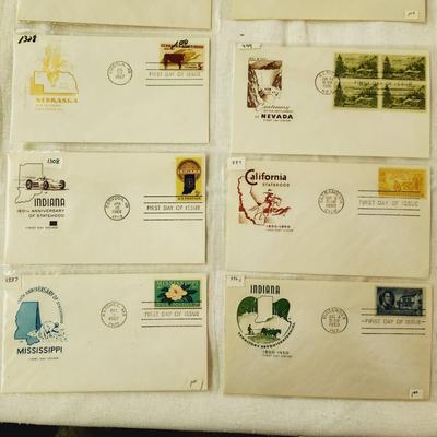 14 - FIRST DAY STAMPS - 1950s & 1960s STATES