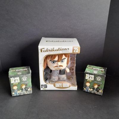 The Walking Dead Collectables Fabrikations soft Sculpture by FUNKO 2 Mystery Mini Figures