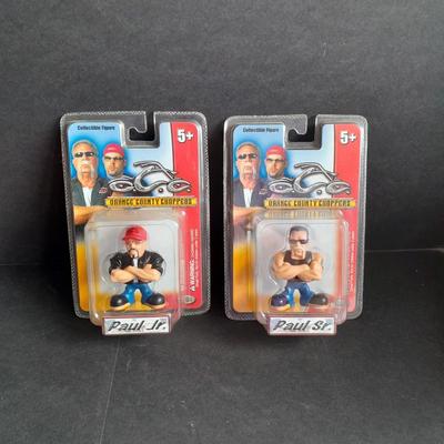 New Orange County Choppers Paul Sr. & Paul Jr. Figures