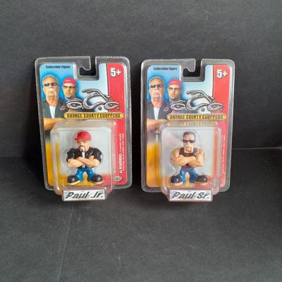 New Orange County Choppers Paul Sr. & Paul Jr. Figures