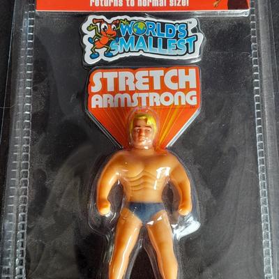 New in package world's smallest Stretch Armstrong