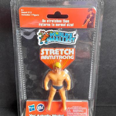 New in package world's smallest Stretch Armstrong