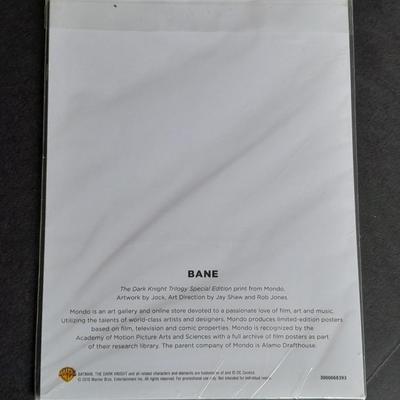 DC Batman small pet costume with BANE The Dark Knight Special edition Print from Mondo