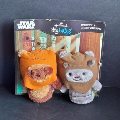Star Wars Hallmark Itty Bittys' Wicket & Chief Chirpa Soft plush toys