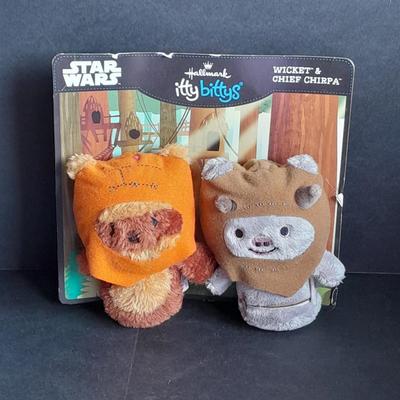 Star Wars Hallmark Itty Bittys' Wicket & Chief Chirpa Soft plush toys