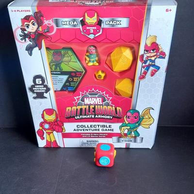 New in box Marvel Battle World Ultimate Armory Collectable Adventure Game and a Fidget cube
