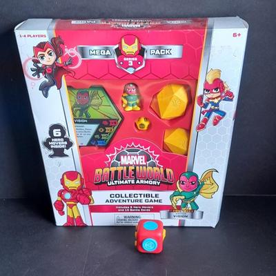 New in box Marvel Battle World Ultimate Armory Collectable Adventure Game and a Fidget cube