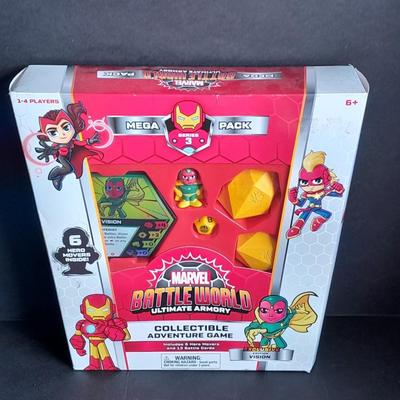 New in box Marvel Battle World Ultimate Armory Collectable Adventure Game and a Fidget cube