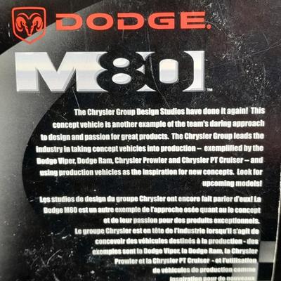 Sealed Racing Champions Concept and Muscle Dodge M80 1:64 Die cast Replica