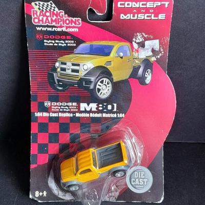 Sealed Racing Champions Concept and Muscle Dodge M80 1:64 Die cast Replica