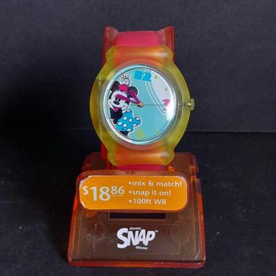 Minnie Mouse Disney Snap Watch
