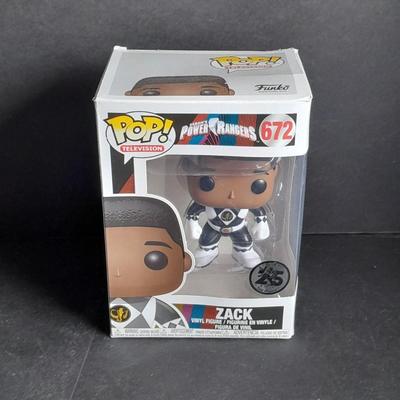 NEW POP! Television Power Rangers 672 "Zack" Vinyl Figure by FUNKO