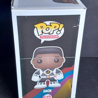 NEW POP! Television Power Rangers 672 "Zack" Vinyl Figure by FUNKO