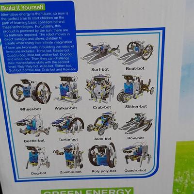 14 in 1 Educational Kit Solar Robot Sealed package Build your own Solar Powered Robot!