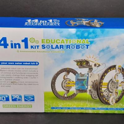 14 in 1 Educational Kit Solar Robot Sealed package Build your own Solar Powered Robot!