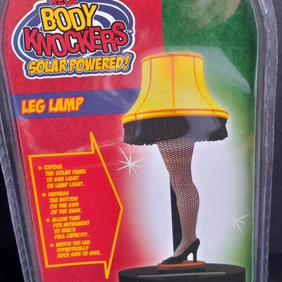 Sealed package Body Knockers Solar Powered A Christmas Story Leg Lamp