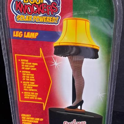 Sealed package Body Knockers Solar Powered A Christmas Story Leg Lamp