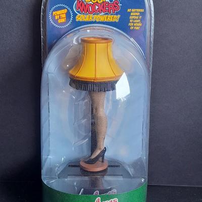 Sealed package Body Knockers Solar Powered A Christmas Story Leg Lamp