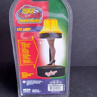 Sealed package Body Knockers Solar Powered A Christmas Story Leg Lamp