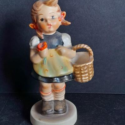 Two W. Goebel West Germany School boy and School girl Hummel figures