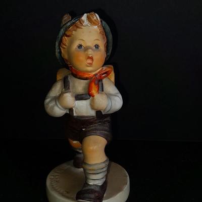 Two W. Goebel West Germany School boy and School girl Hummel figures