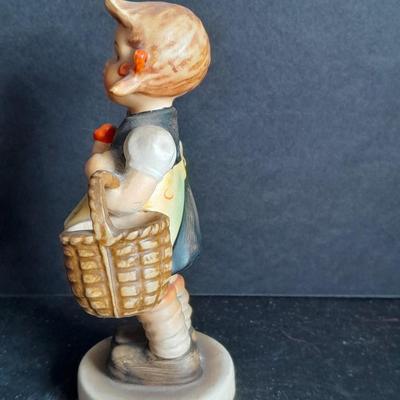 Two W. Goebel West Germany School boy and School girl Hummel figures