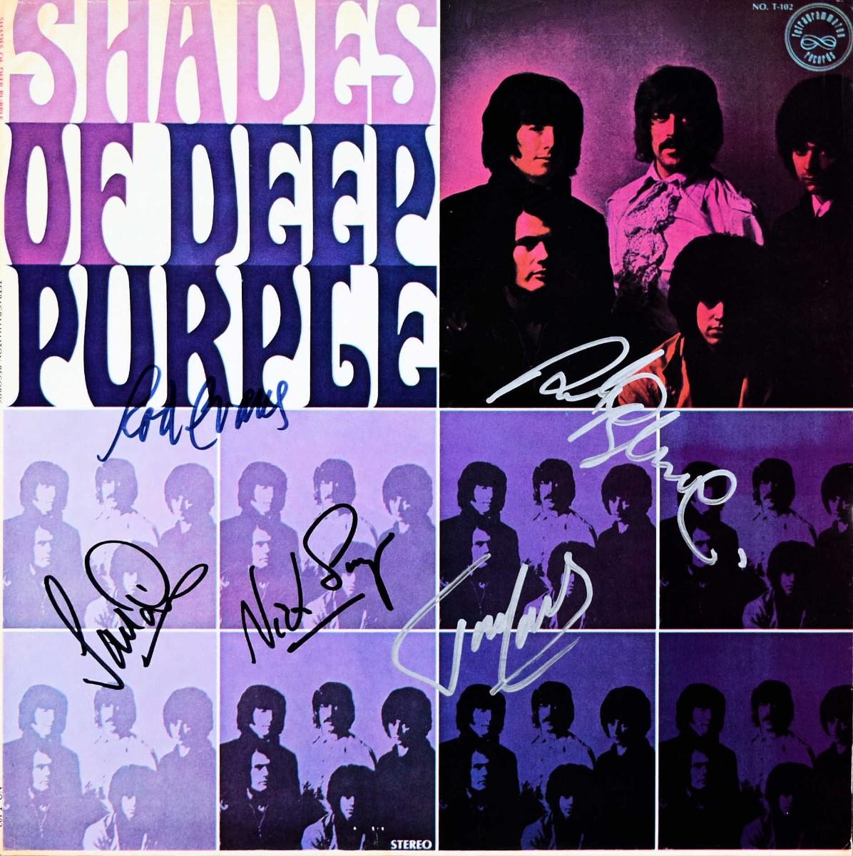 Deep Purple Shades Of Deep Purple signed album | EstateSales.org