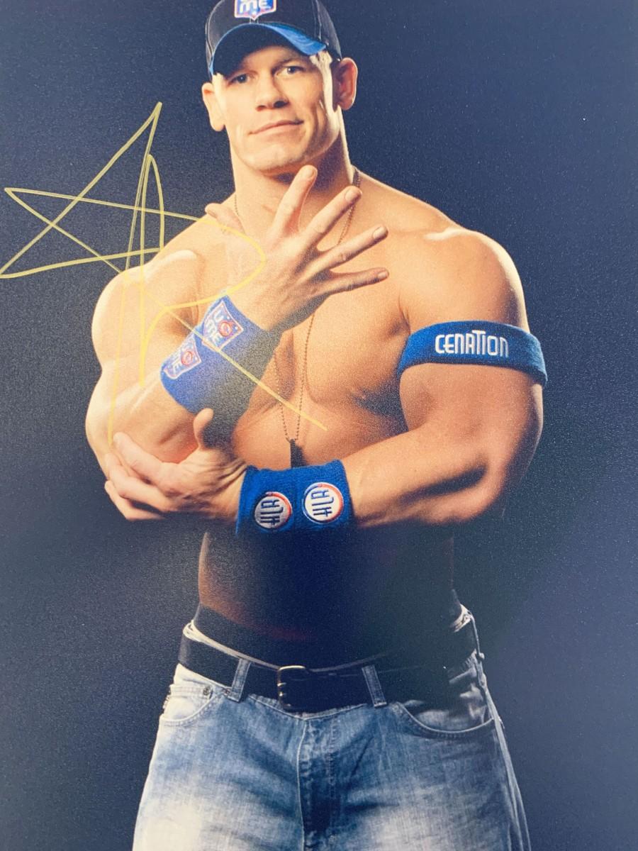 Photo 8x10 signée par John Cena (Souvenirs autographiés certifiés