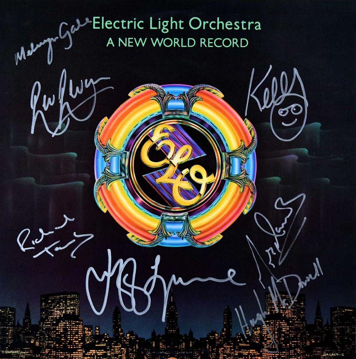 ELO signed A New World Record album | EstateSales.org
