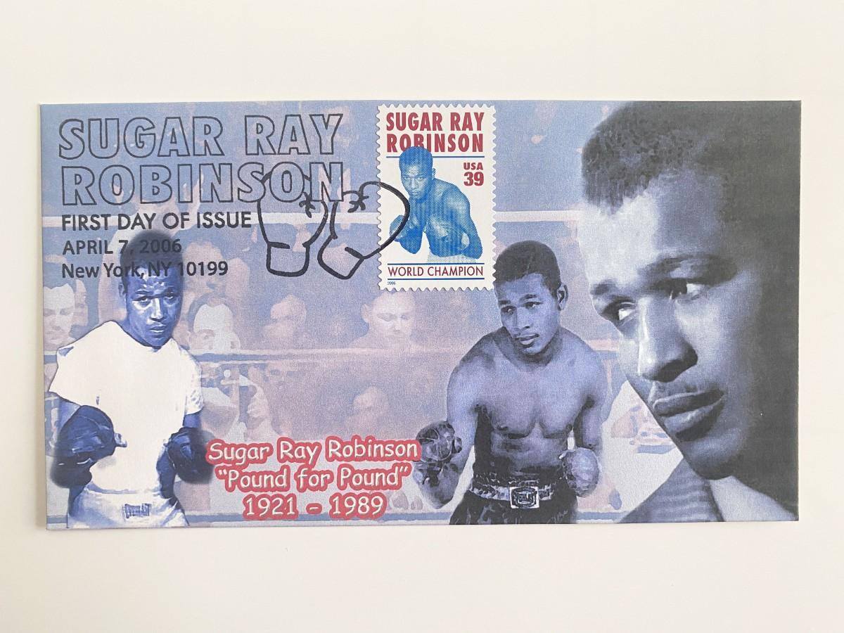 Sugar Ray Robinson first day of issue