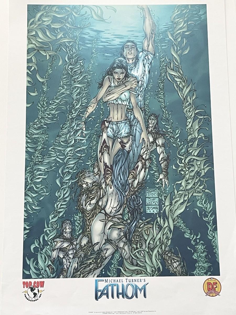 Michael Turner's Fathom Comic Poster