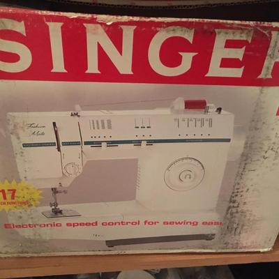 Singer table top sewing machine