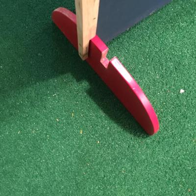 Puppet theater with chalk board