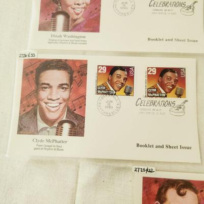 7 - FIRST DAY STAMPS - 1993 CELEBRATIONS SINGERS