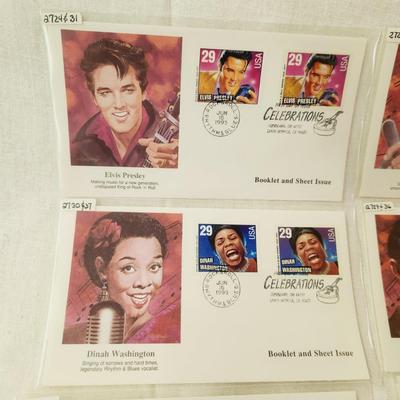 7 - FIRST DAY STAMPS - 1993 CELEBRATIONS SINGERS
