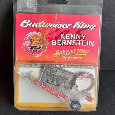 Budweiser King Kenny Bernstein Piece of the action Collectibles Limited edition in package
